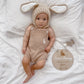 Knit Bunny Romper | Toffee Marle