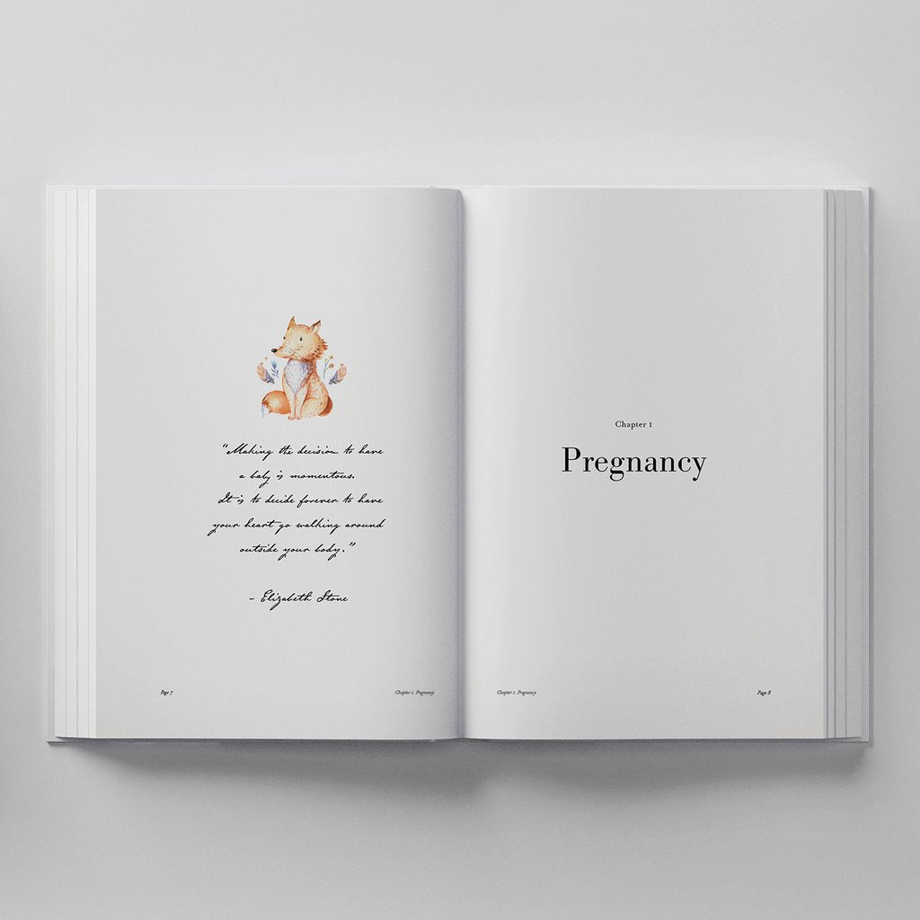 Bebé Baby Book with Keepsake Box | Mocha